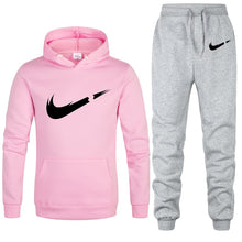 Load image into Gallery viewer, Free Shipping New 2019 Brand Tracksuit Fashion Hoodies Women Sportswear Two Piece Sets Fleece Thick hoody+Pants Sporting Suit