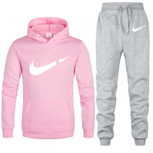 Load image into Gallery viewer, Free Shipping New 2019 Brand Tracksuit Fashion Hoodies Women Sportswear Two Piece Sets Fleece Thick hoody+Pants Sporting Suit